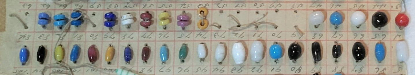 White Barley Corn Bead ~11x7mm (30 count)