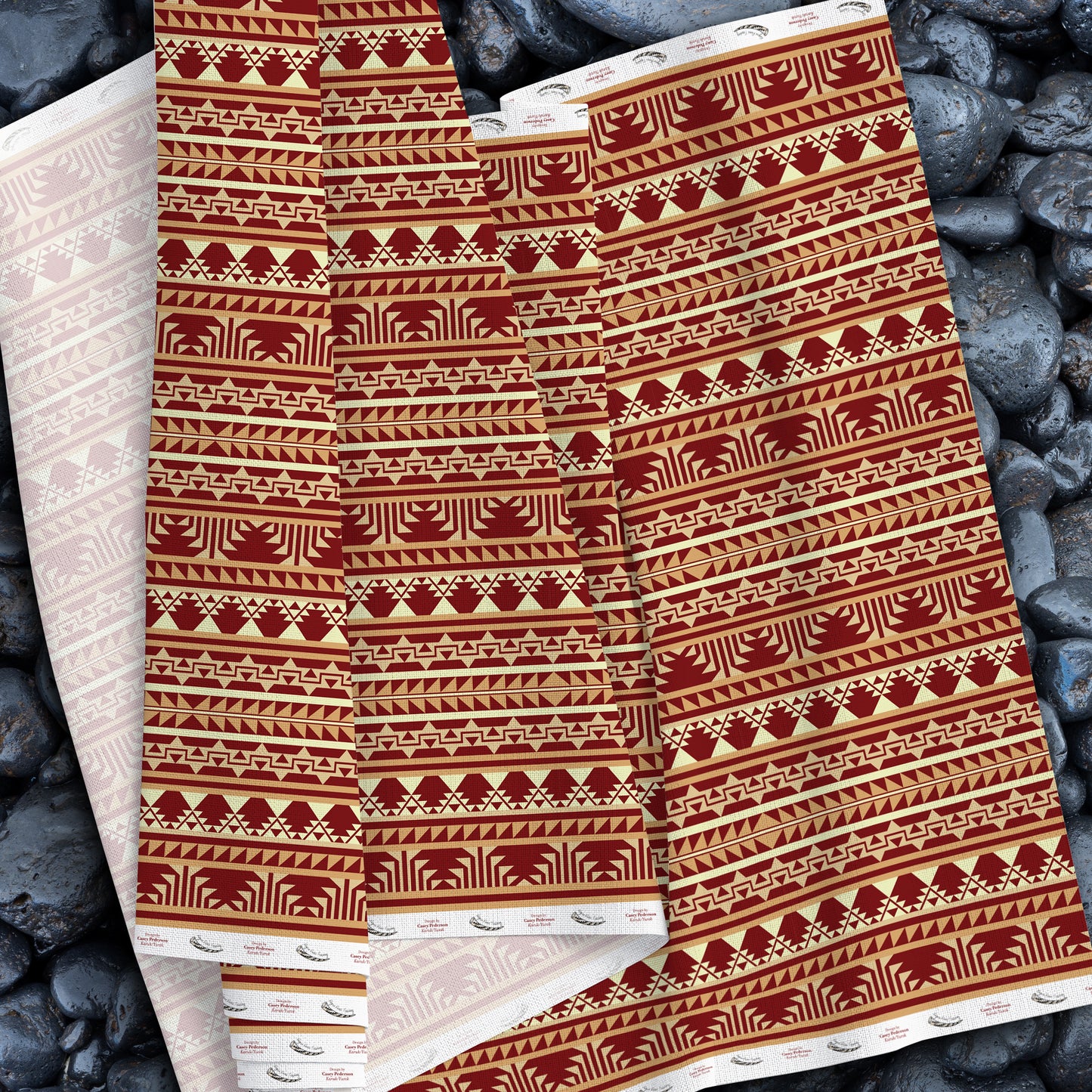 "Basket" Cotton Fabric by Casey Pederson