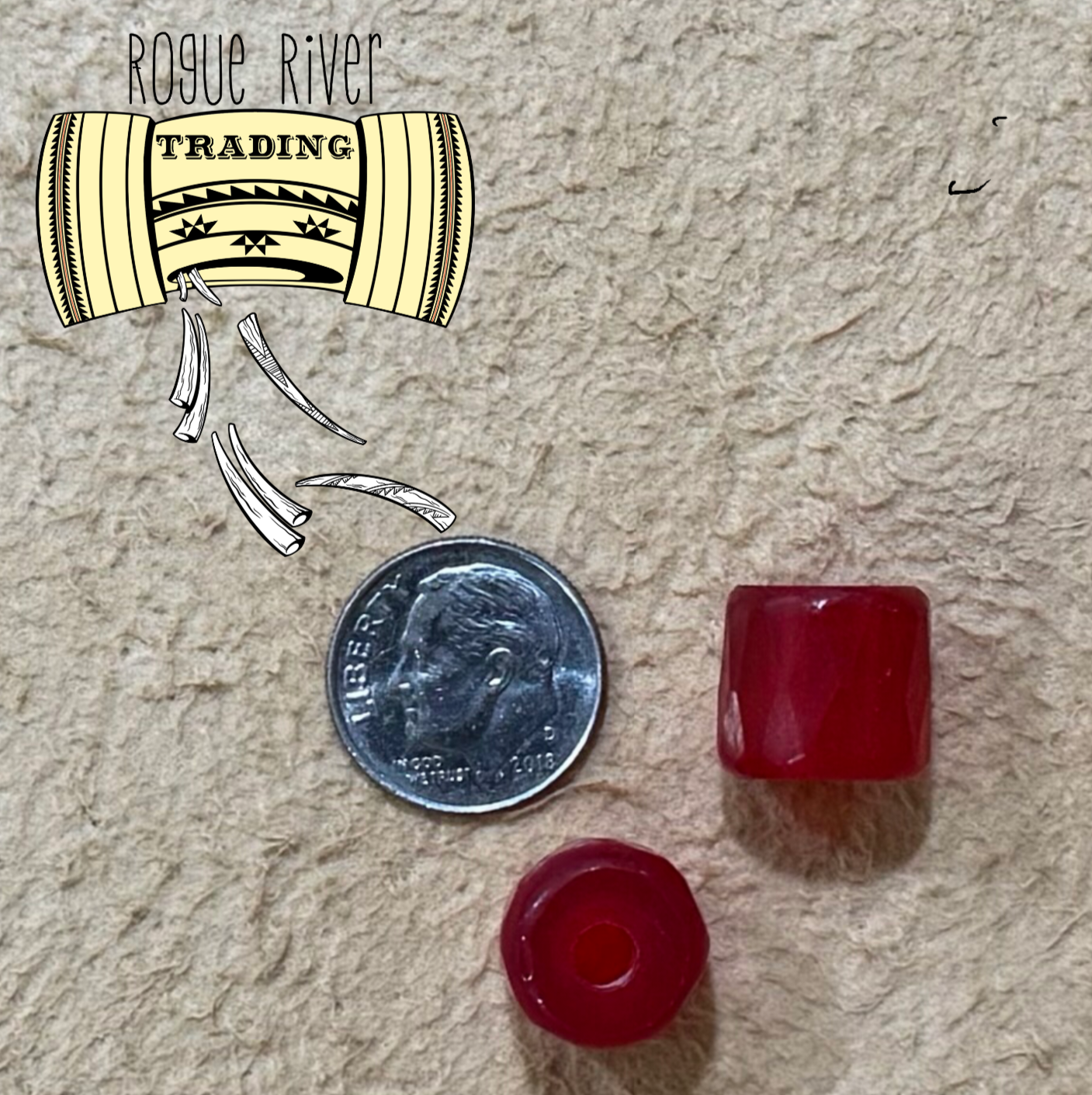 Red, "Russian" Facet Beads ~13x13mm (10 count)